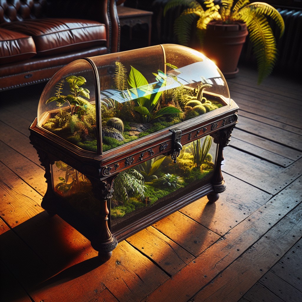 antique treasure box terrarium