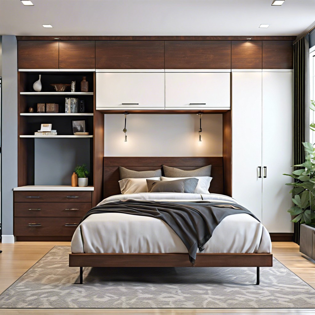 build in a murphy bed for multipurpose use