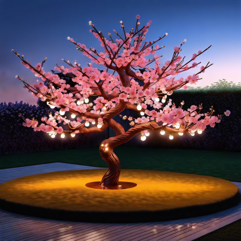 cherry blossom led tree
