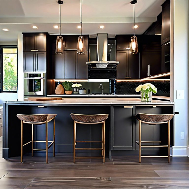 15 Stunning Kitchens with Dark Cabinets Design Ideas