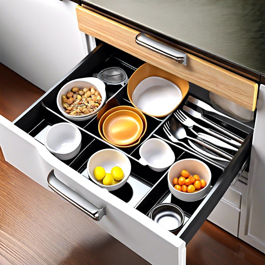drawer dividers for utensils and gadgets