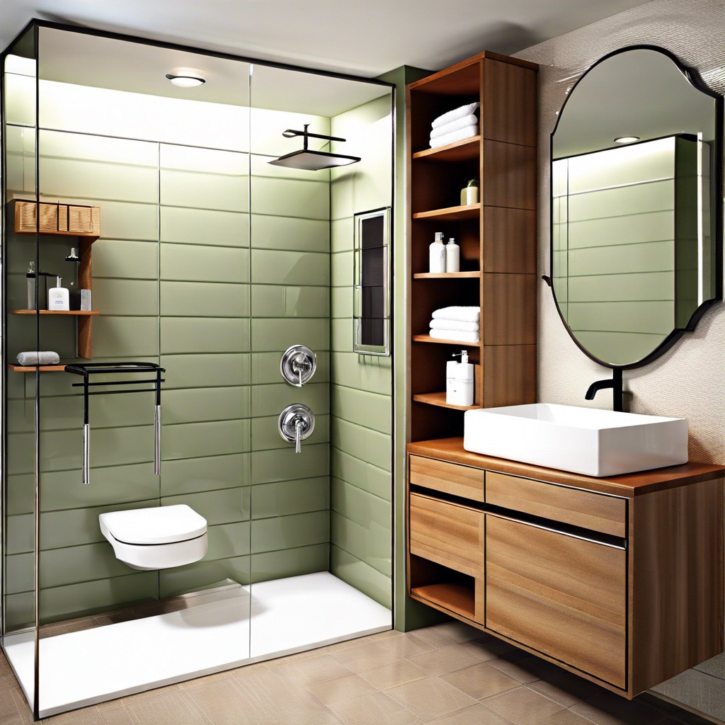 dual sided medicine cabinet for shared bathrooms