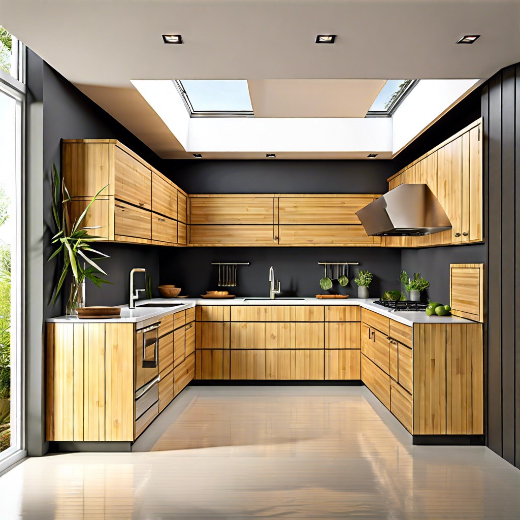 eco friendly bamboo cabinetry