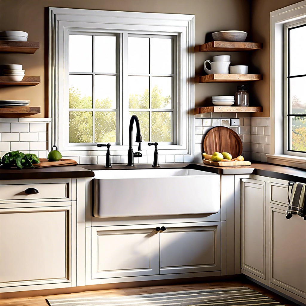 fireclay fluted front farmhouse sink