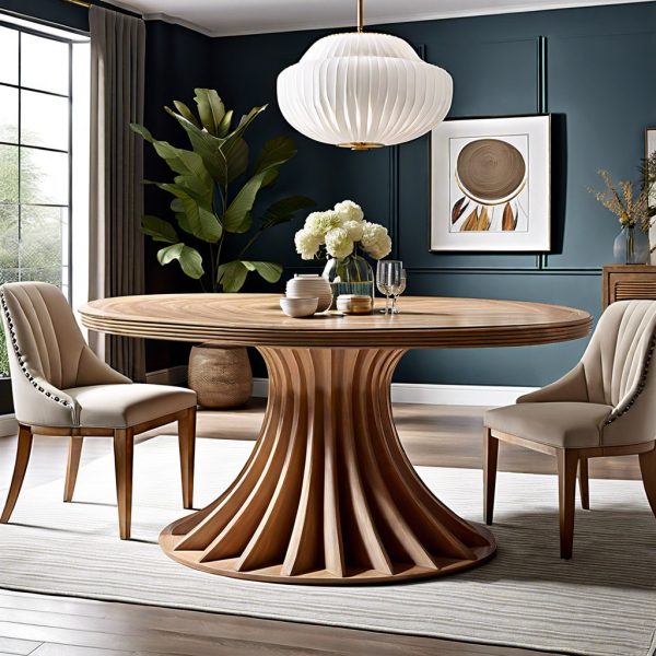 Fluted Dining Table Ideas A Guide to Stylish Dining Room Decor