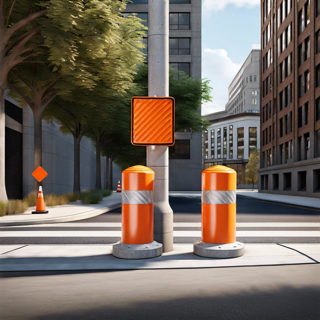 fluted concrete barriers for traffic control