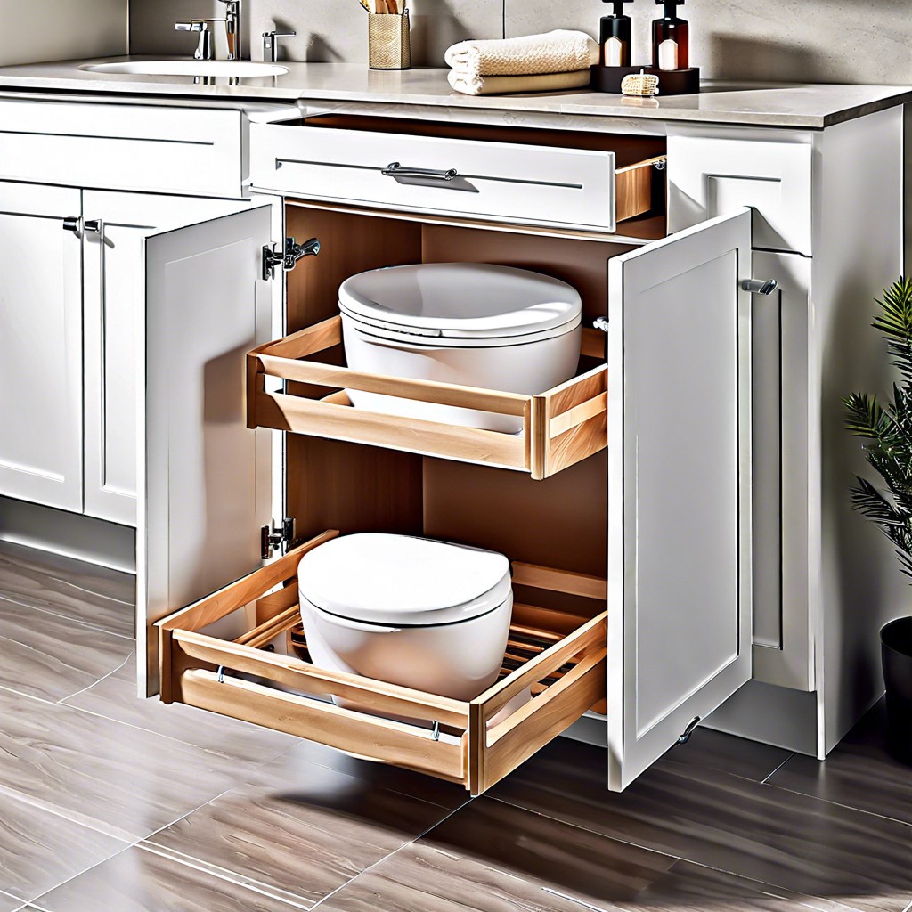 install a pull out hamper drawer