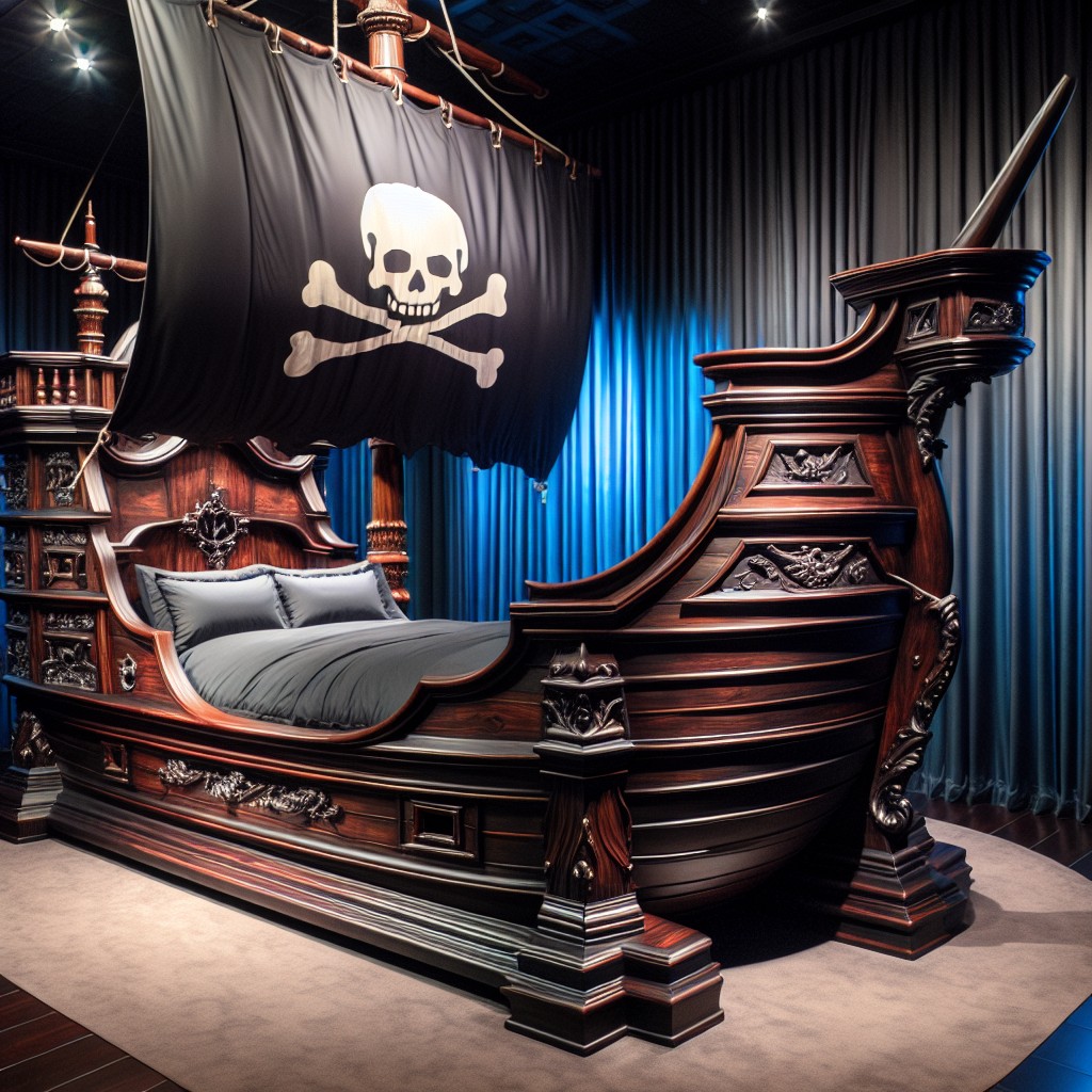 jolly roger canopy bed