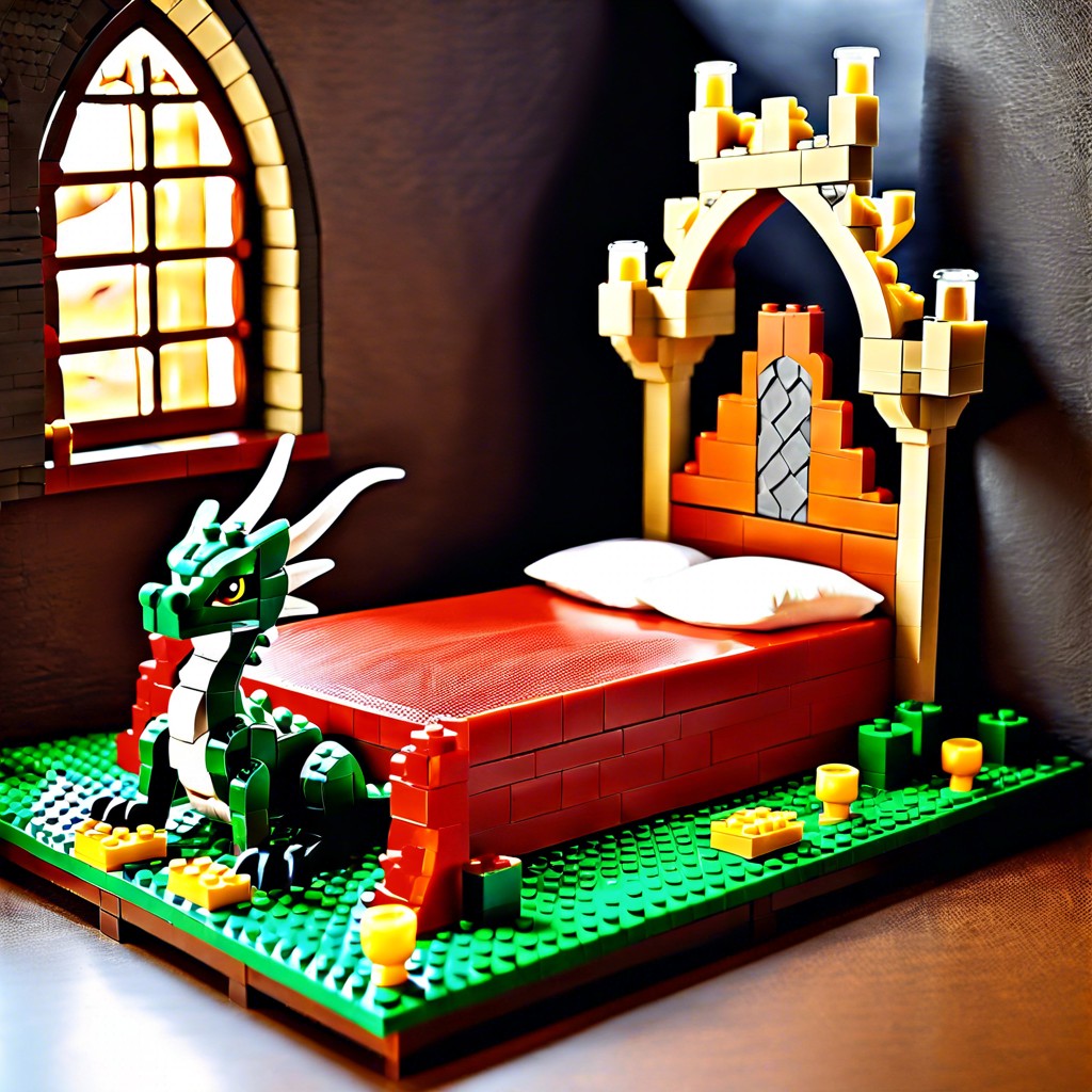 lego® fantasy bed dragons and castles await