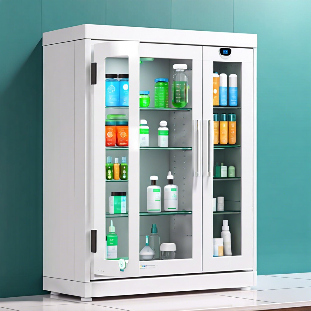 smart cabinet with temperature control