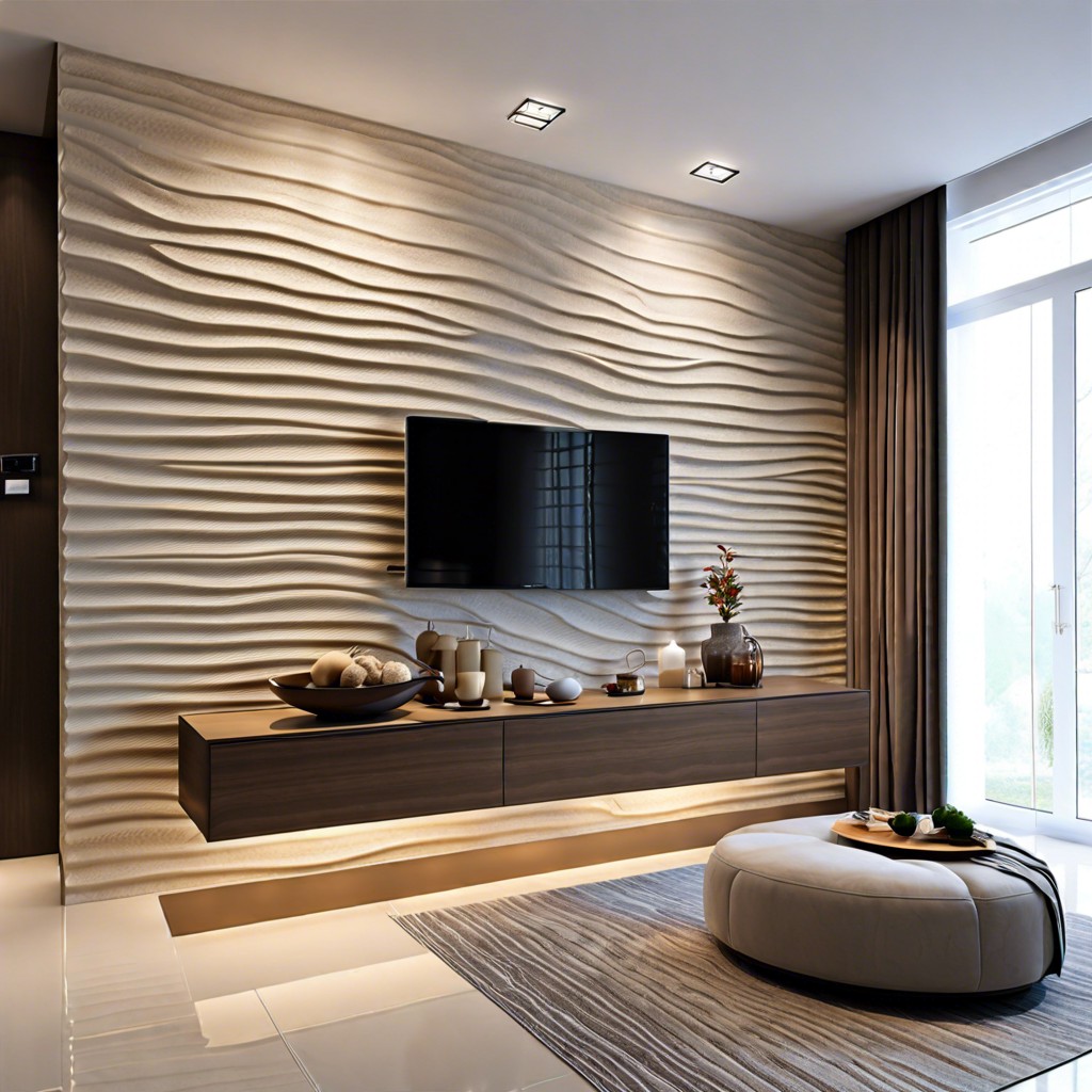 stone textured fluted panels for a natural style