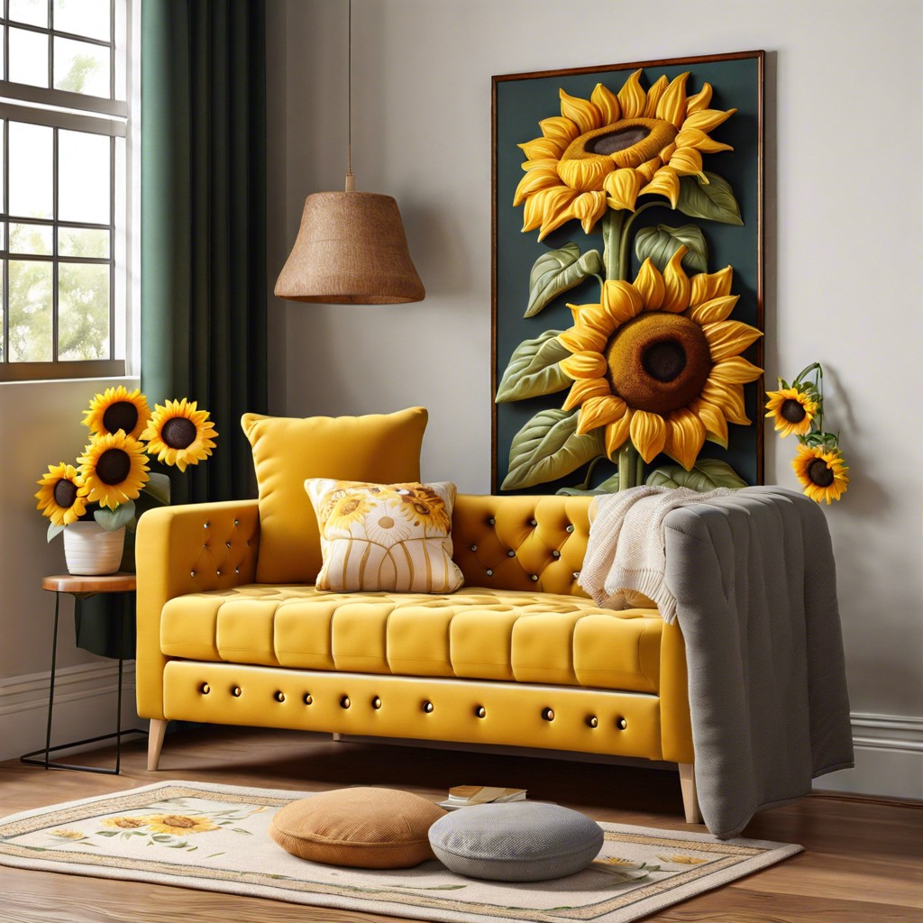 sunflower haven a cozy nook
