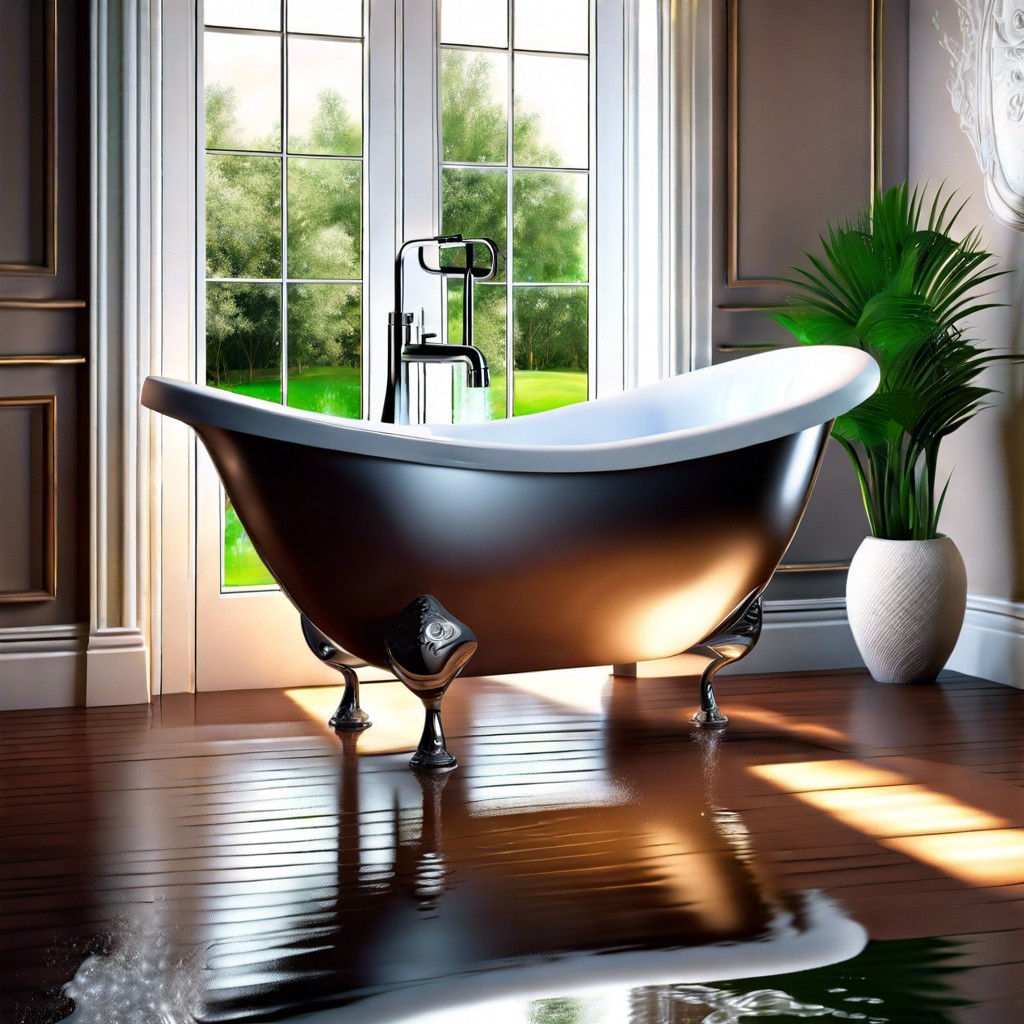 temperature retentive crystal tubs prolonged warmth for relaxation