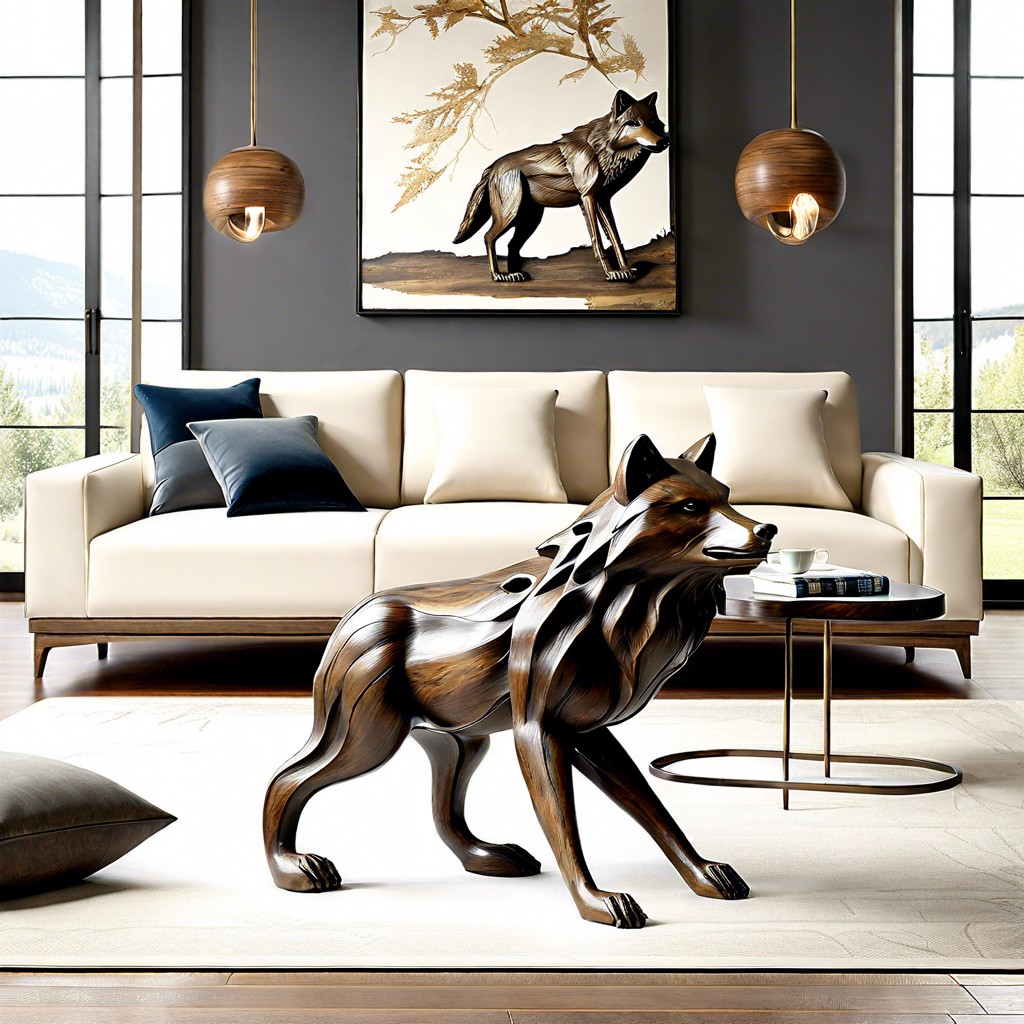 wolf pack sculptural coffee table
