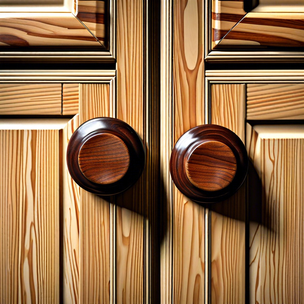 wooden dowel knobs