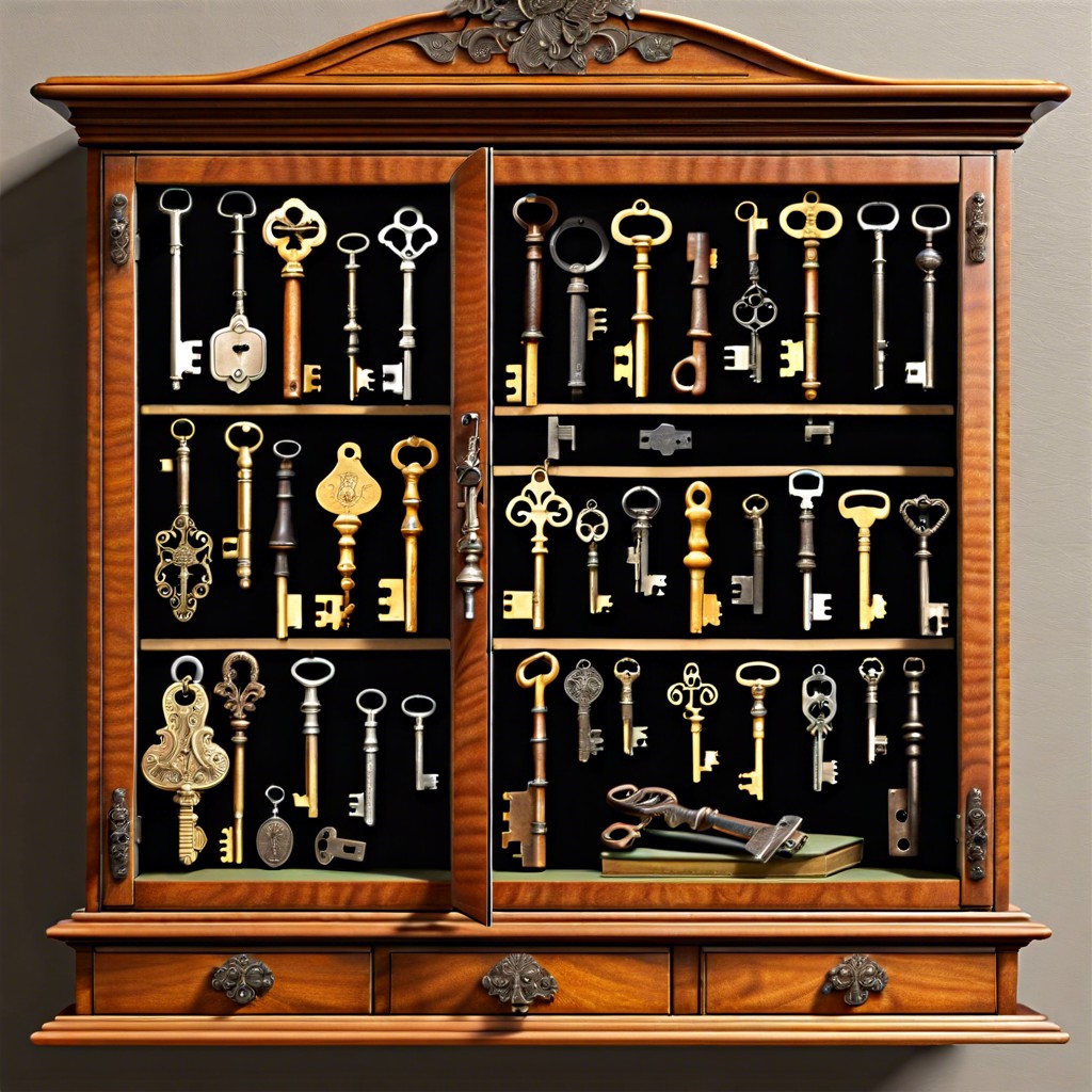antique keys collection