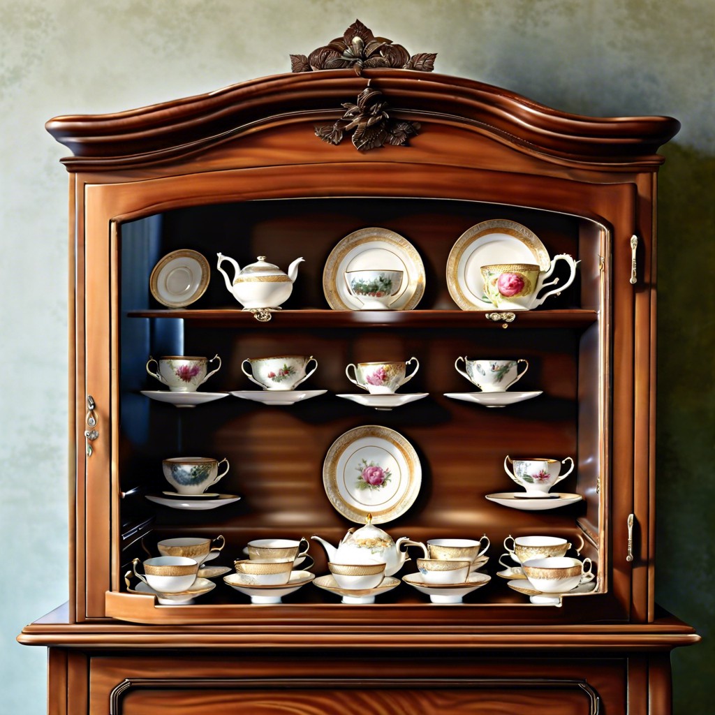 antique teacups and saucers