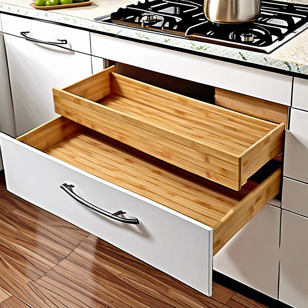 bamboo drawer liners