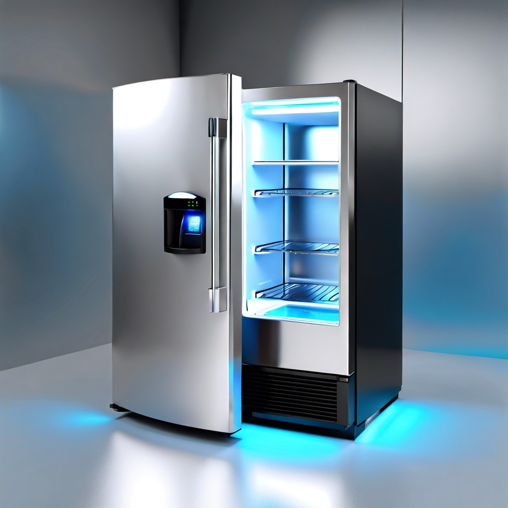 biometric access fridge compartment