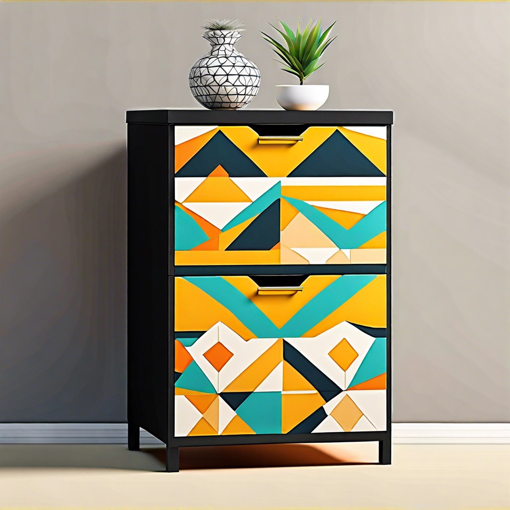 bold geometric patterns