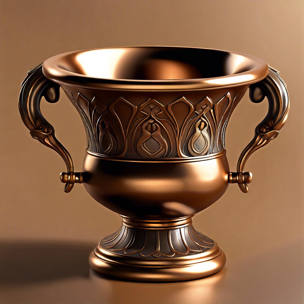 bronze cup handles