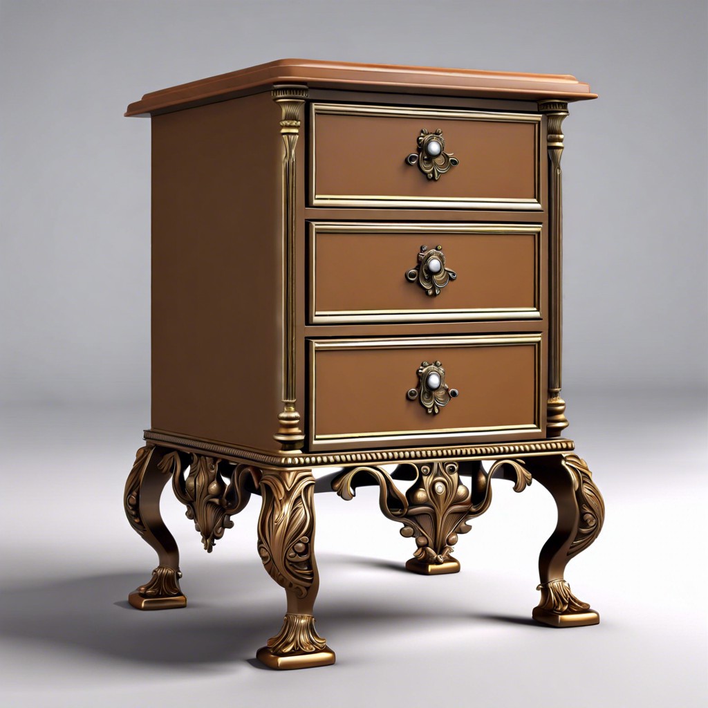 cabinet on legs add ornate legs to elevate the cabinet and add elegance