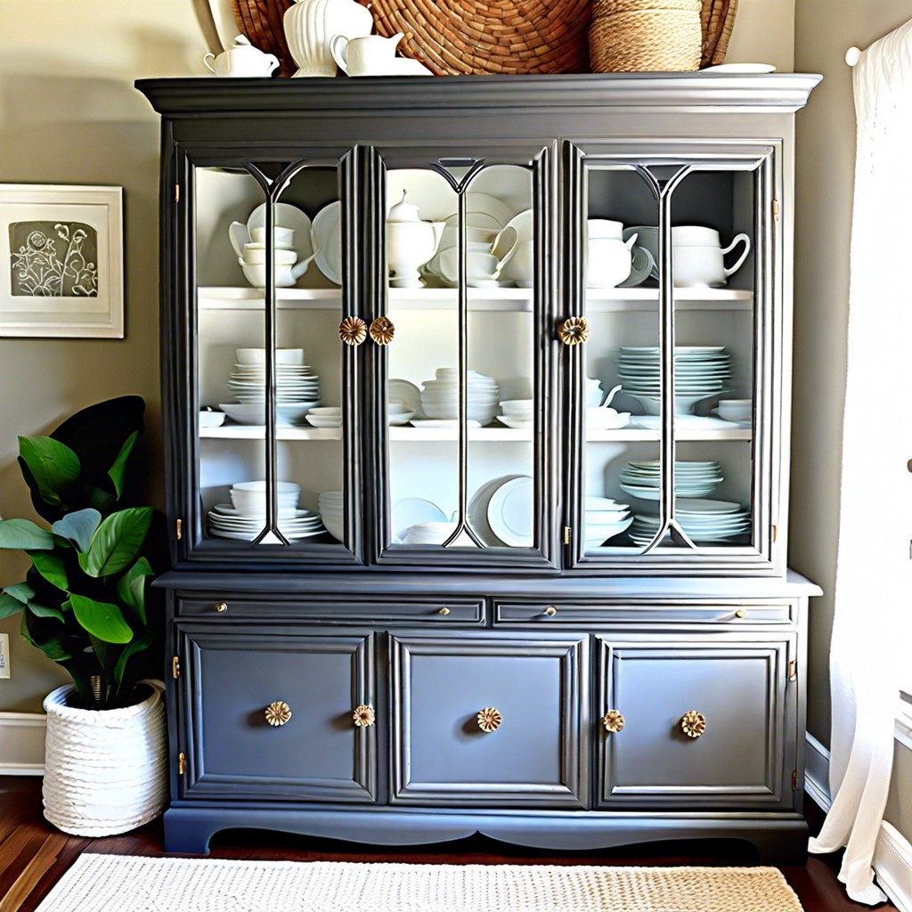 chalk paint ombre from dark gray to white