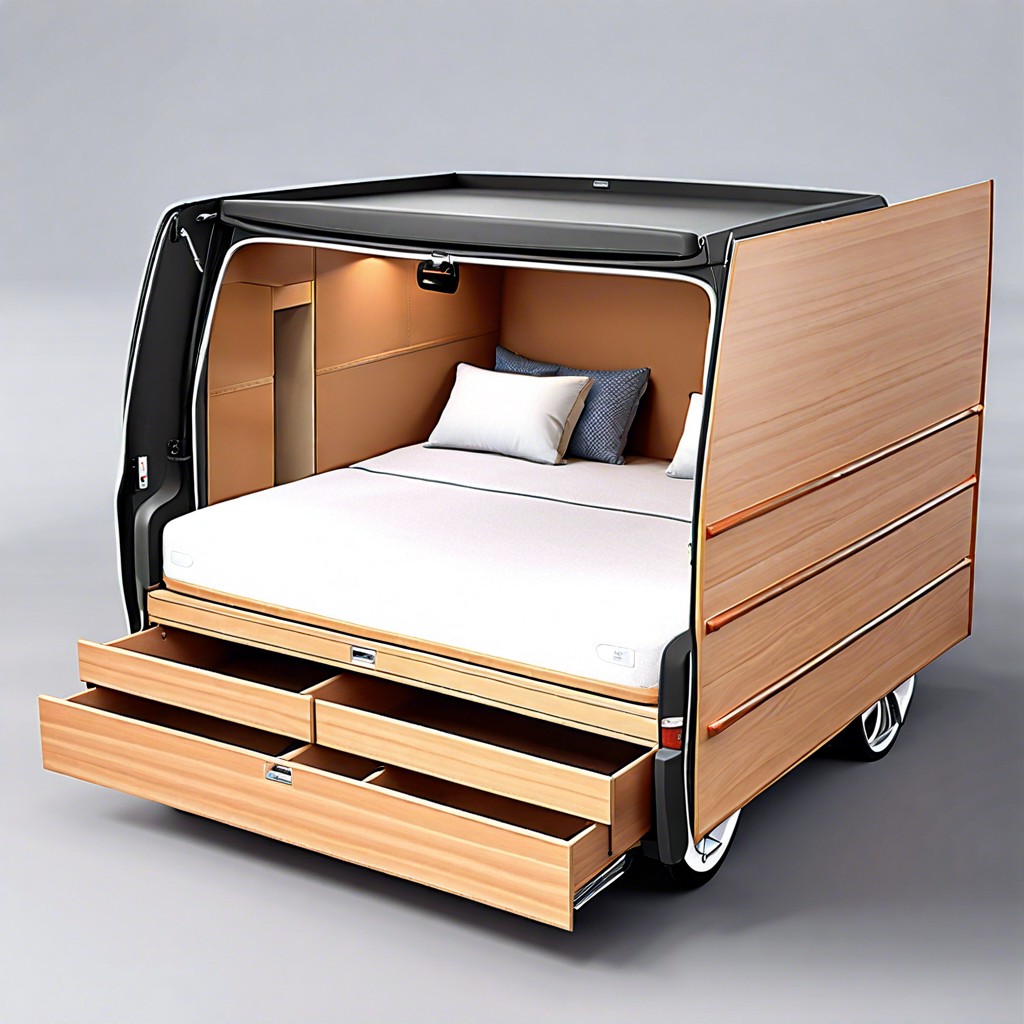 convertible bed storage unit