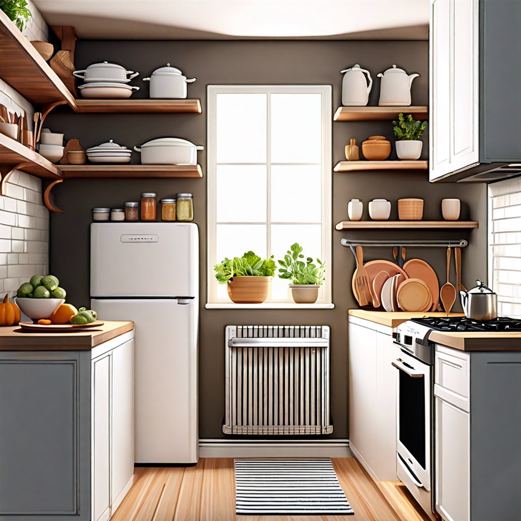 cookbook shelf