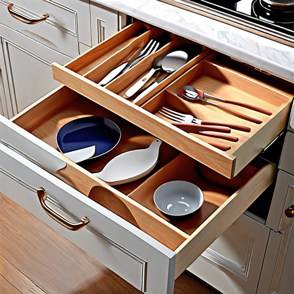 customizable drawer dividers for organized storage