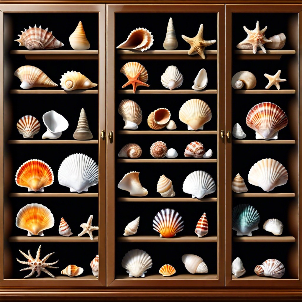 exotic sea shells