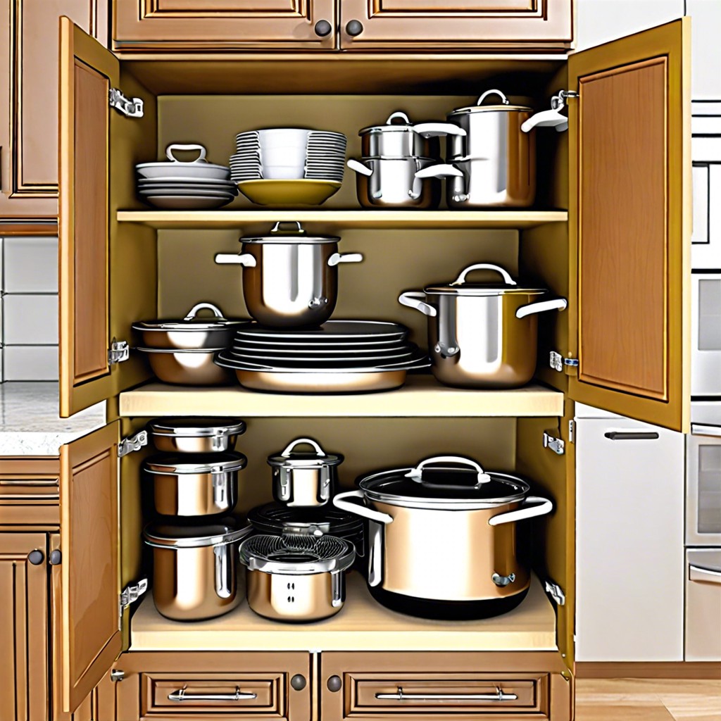 expandable pot and pan organizers