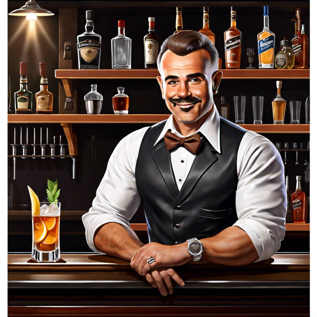 famous bartender portraits