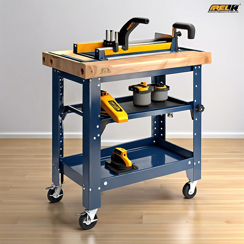 flip top tool stand