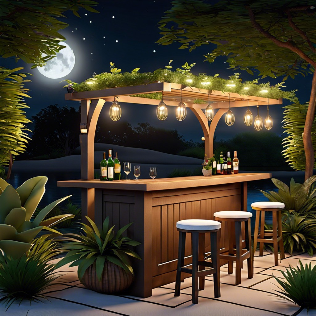 garden oasis outdoor bar