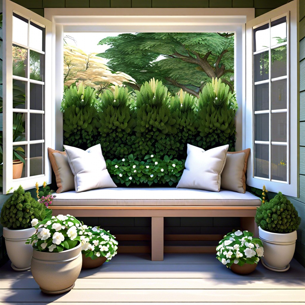 garden window planter seat