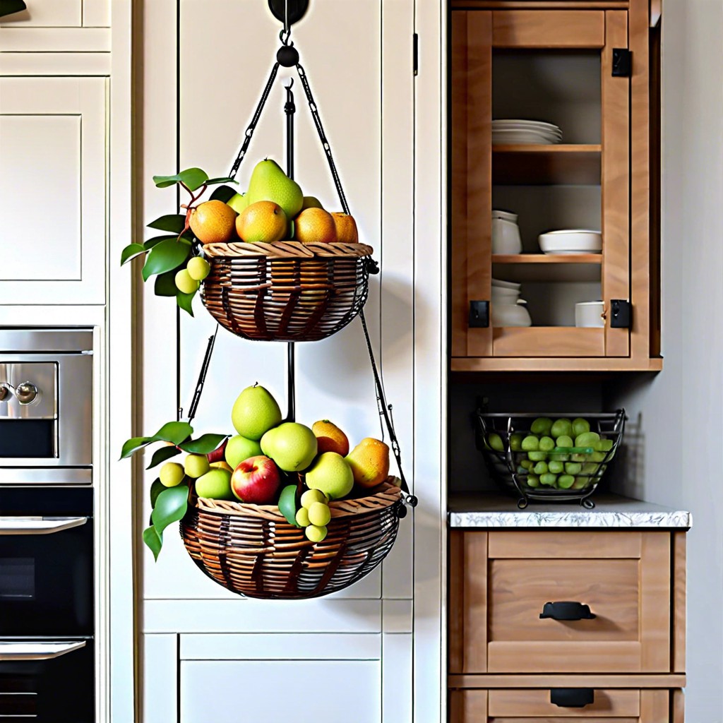 hanging fruit baskets