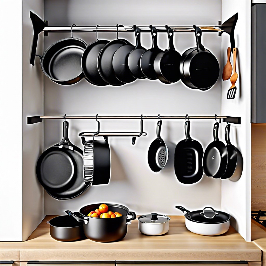 hanging pot and pan storage