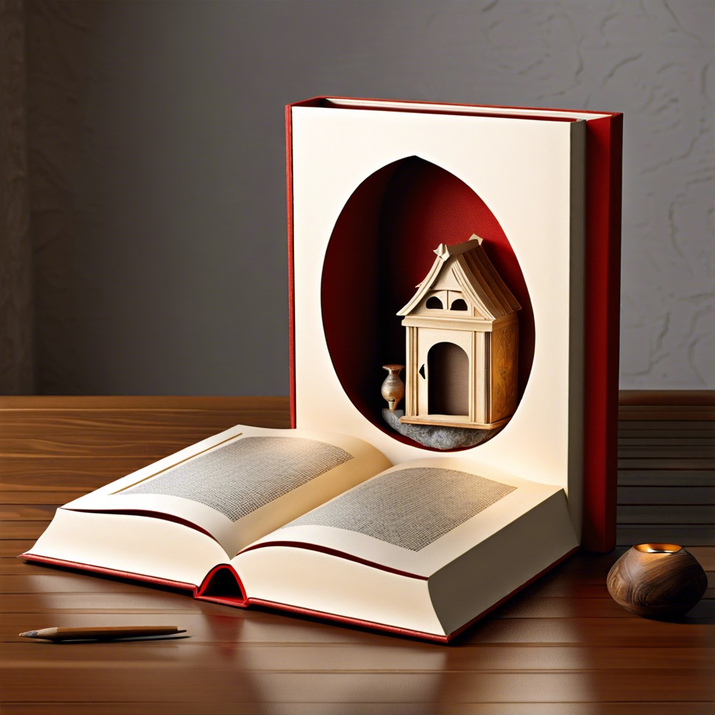 hollowed out book box