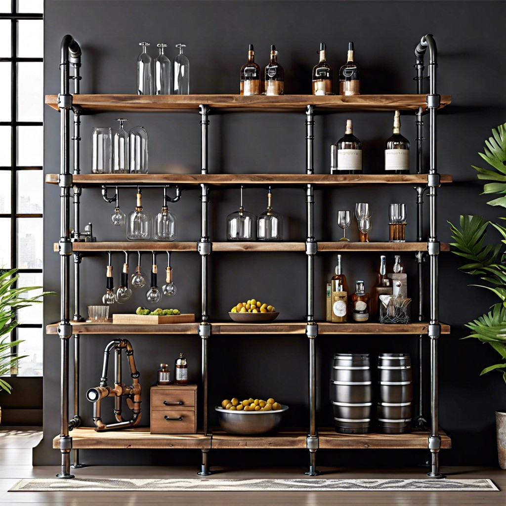 industrial pipe shelving