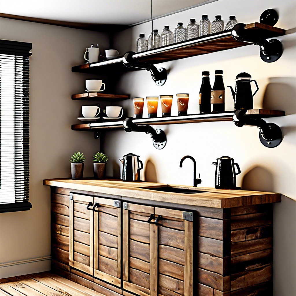 industrial pipe shelving