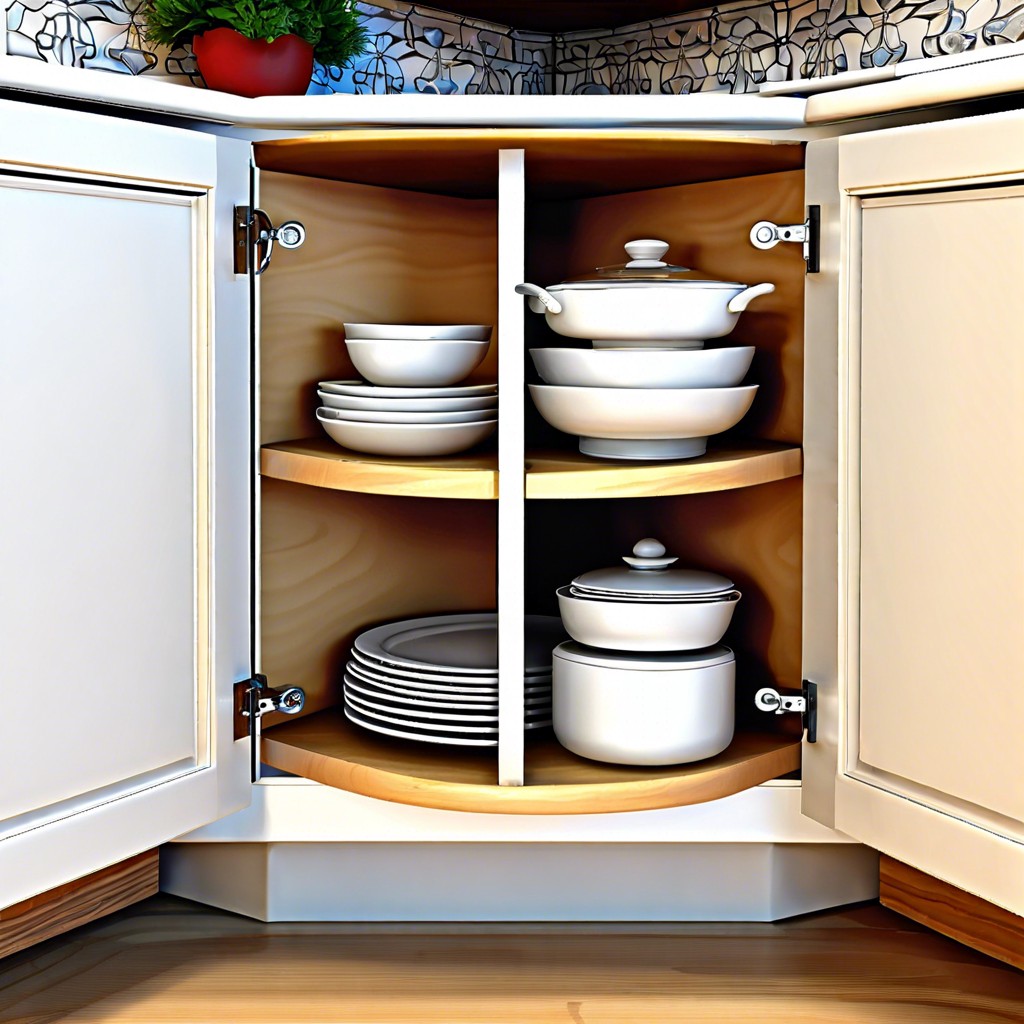 lazy susan shelves