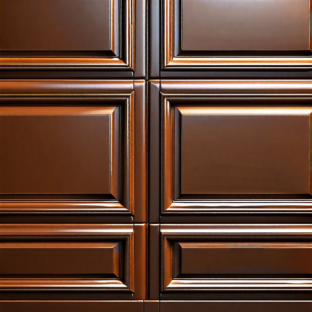 leather covered doors