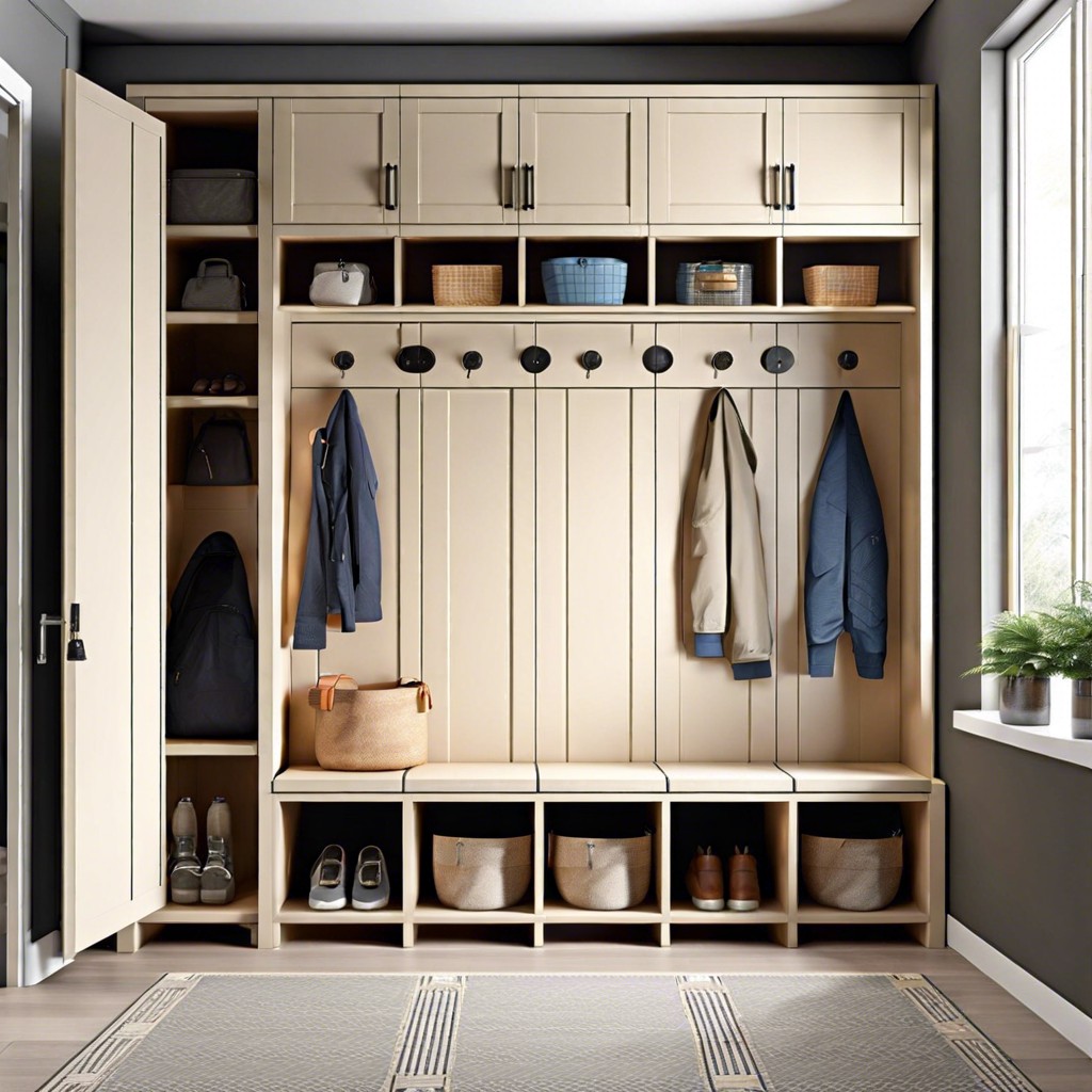 locker style storage with keyed or combination locks