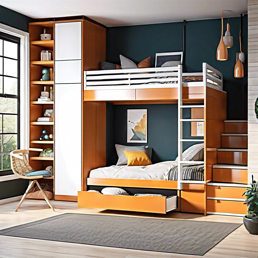 loft bed with storage