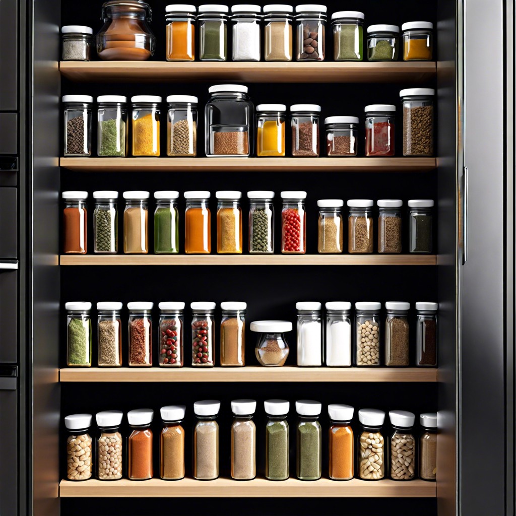 magnetic shelf for spices