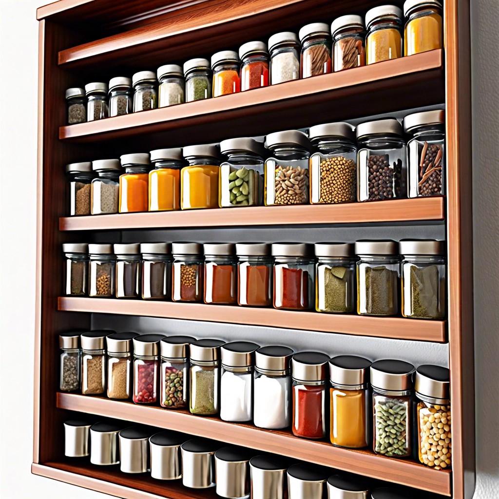 magnetic spice racks for small items