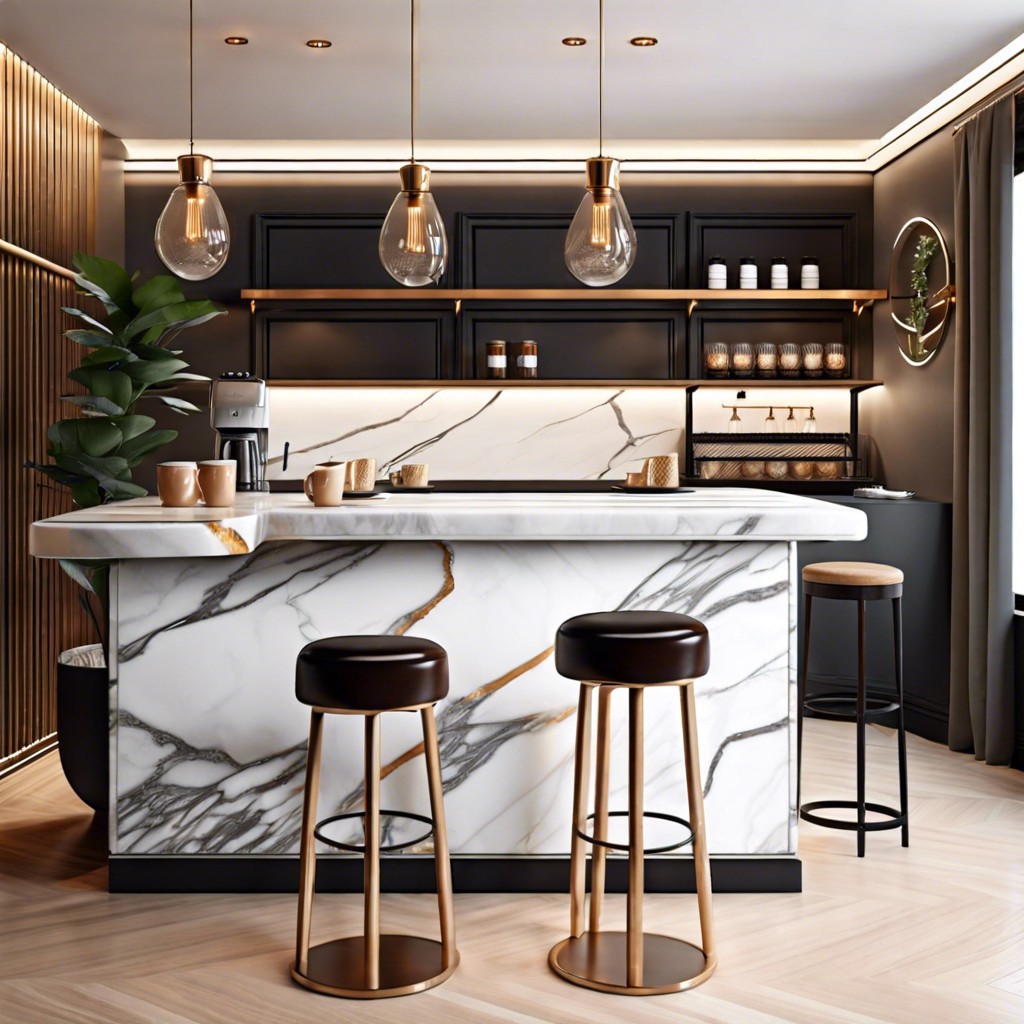 marble counter elegance