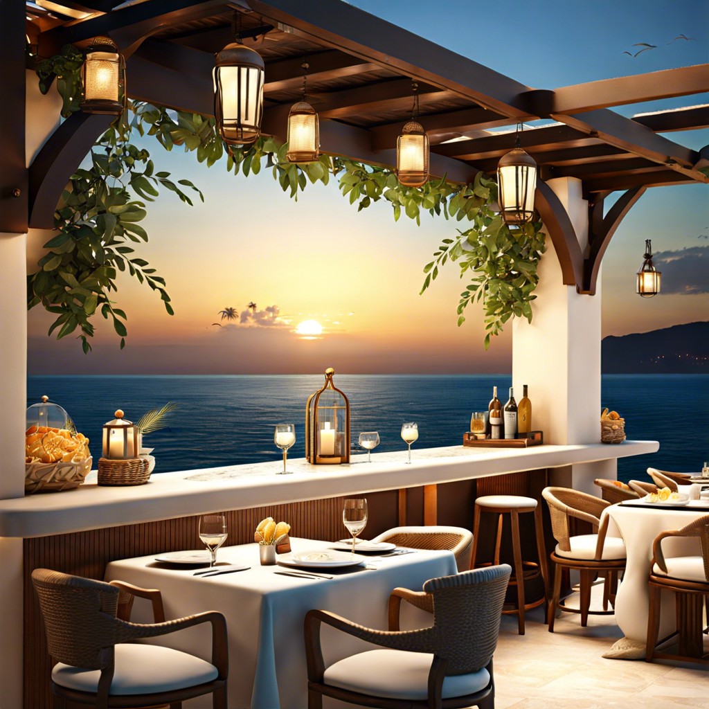 mediterranean coastal bar