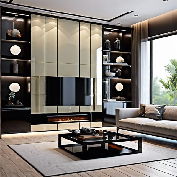 15 Brilliant Living Room Cabinet Design Ideas
